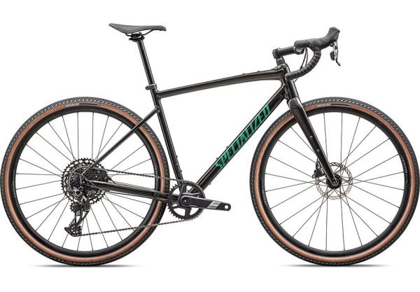 Specialized Diverge Comp E5 - SRAM Apex Gloss Metallic Obsidian / Metallic Pine Green 54